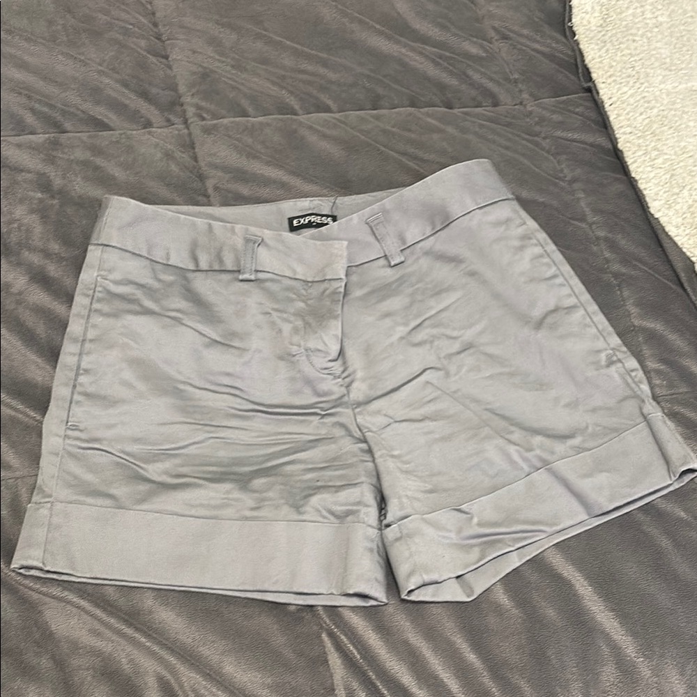 Express Women's Gray 5” shorts